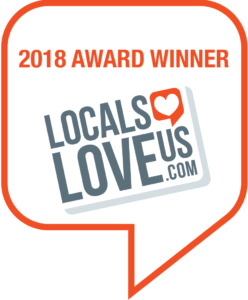 2018 Locals Love Us Award Winner logo