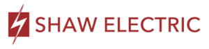 The shaw electric logo.
